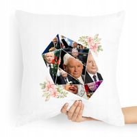 Poduszka Prezesa Kaczyński Witam Miłego Dzionka Z Nadrukiem Ze Zdjęciem