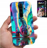 ETUI DO XIAOMI REDMI 9 - PIŁKA NOŻNA FOOTBALL PIŁKARZE + SZKŁO