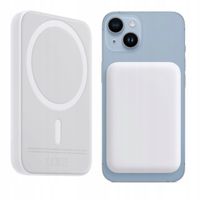 POWERBANK MAGSAFE INDUKCYJNY DO IPHONE 11 12 13 14 15 MAŁY MINI 10000 MAH