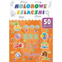 Łamigłówki. Kolorowe Szlaczki + 50 Naklejki Zagadki