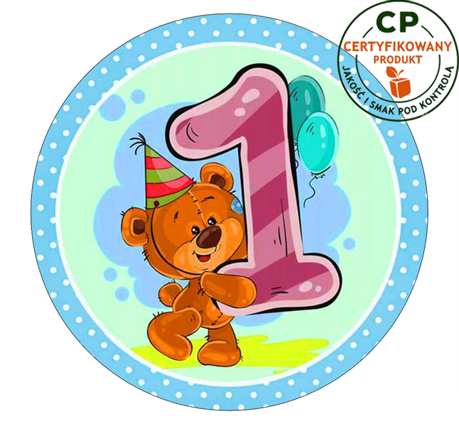 Opłatek na tort - na Roczek zdjęcie 1