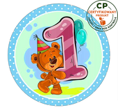 Opłatek na tort - na Roczek