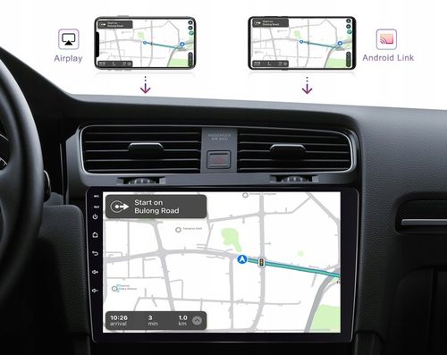 RADIO SAMOCHODOWE 2 DIN ANDROID AUTO CARPLAY 4GB/64GB ANDROID 13 RDS DSP 9" na Arena.pl