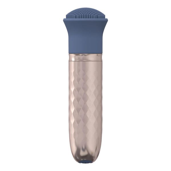 The Thrill - 10 Speed Interchangeable Vibrator - Blue zdjęcie 6