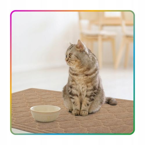 Wycieraczka Pod Drzwi Tekstylna 60x90 Beżowa 3D Duża Wejściowa na Arena.pl