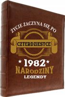 FOTO PREZENT ALBUM NA ZDJĘCIA NA URODZINY 30 40 50