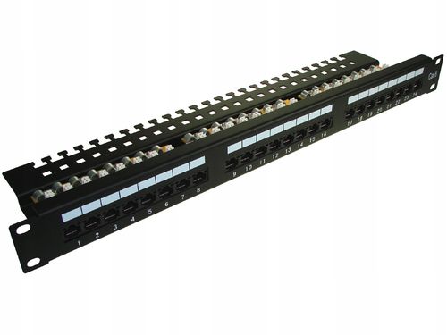 PATCH PANEL UTP CAT.6 24 PORTY PGF-6UTP24-B5 GETFORT na Arena.pl