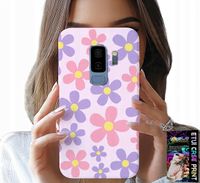 ETUI DO SAMSUNG GALAXY S9 PLUS - KOLOROWE STOKROTKI, STOKROTKA, KWIATKI