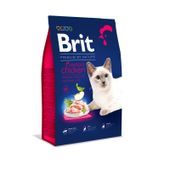 brit cat premium by nature sterilised chicken 8kg
