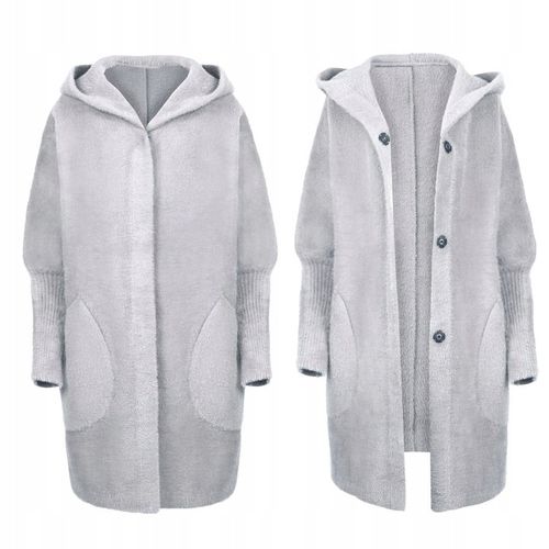 PŁASZCZ ALPAKA KAPTUR WEŁNA OVERSIZE KOLORY na Arena.pl