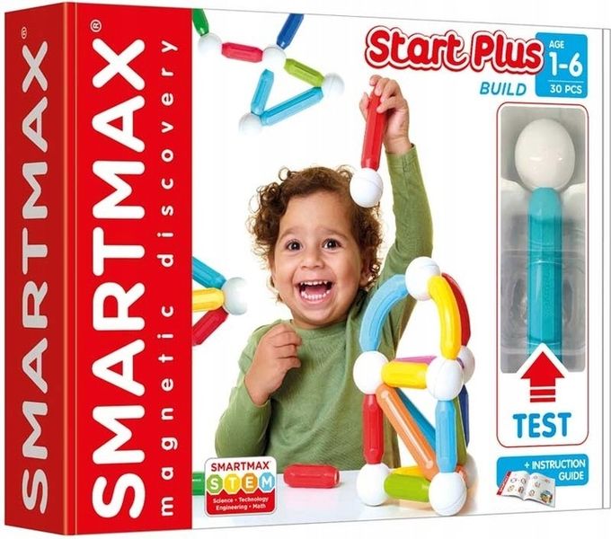 SMARTMAX - Klocki magnetyczne Start Plus 30 elementów - SMX310 zdjęcie 1