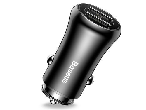 Ładowarka samochodowa Baseus Gentleman 4.8A 2x USB black na Arena.pl