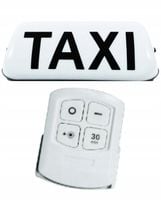 BEZPRZEWODOWA LAMPA KOGUT TAXI NA PILOTA