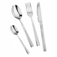 BACHMAYER SZTUĆCE ZESTAW SZTUĆCÓW STALOWYCH 48EL SERWIS OBIADOWY NA 12 OSÓB