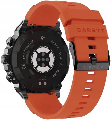 Smartwatch GARETT Atom Stalowy Czarny na Arena.pl
