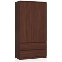 Szafa do sypialni, 2 szuflady, drzwi, DORMI, 90x51x180 cm,  | TYLETEGOTU