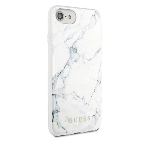 Guess Marble - Etui do iPhone SE 2020 / 8 / 7 (White) na Arena.pl