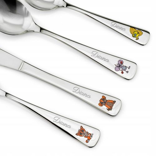 Sztućce dla dzieci + GRAWER GERLACH PYCHOTKI na Arena.pl