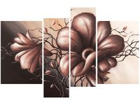 130CM 85 OBRAZ 4 ELEM DALIOWA KONIECZNOŚĆ ŚCIENNY