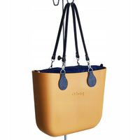 Uchwyty rączki długie ze skóry naturalnej do OBAG