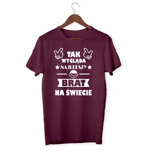 KOSZULKA NAJLEPSZY BRAT NA PREZENT EVER DLA NIEGO na Arena.pl
