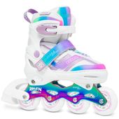 Rolki Regulowane Raven Drill White Neo Chrome Junior 34-37