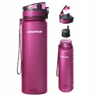 Butelka filtrująca Aquaphor City 800ml, bordowa