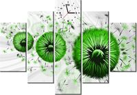 105CM 150CM ZEGAR 5 ELEM ZIELONE DMUCHAWCE 5 DRUK OBRAZ