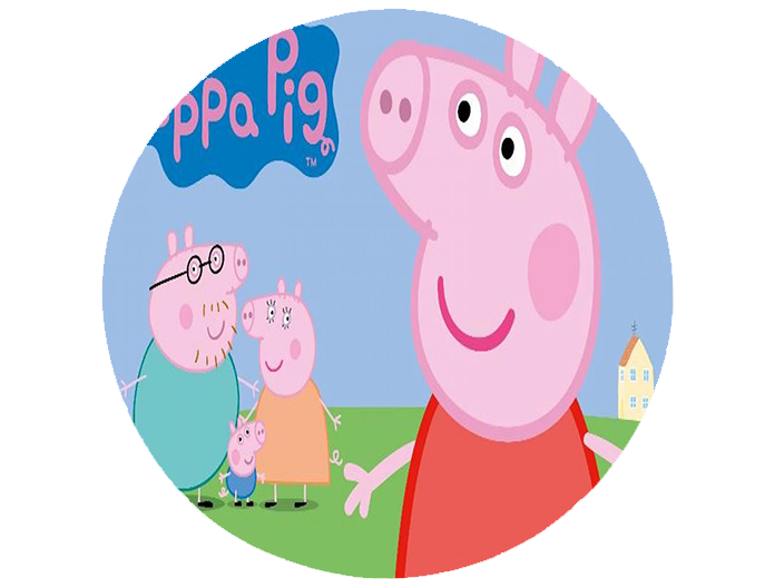 Opłatek na tort Świnka Peppa zdjęcie 1