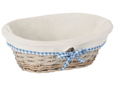 Kosz wiklinowy koszyk Szary U021C na Arena.pl