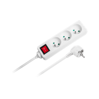 Przedłużacz Rebel 3 Gniazda 3m z Przełącznikiem