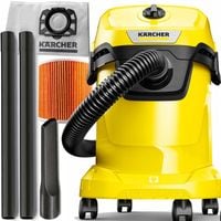 KARCHER NAJNOWSZY MODEL ODKURZACZ BEZWORKOWY WD 3 PRZEMYSŁOWY ZESTAW