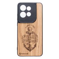 Drewniane Etui Bewood do Motorola Edge 50 Neo KOTWICA DĄB