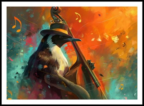 Plakat 84,1x59,4cm Pingwinia Nuta na Arena.pl