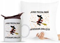 Zestaw Poduszka + Kubek Śmieszny Zabawny Prezent Z Nadrukiem Ze Zdjęciem