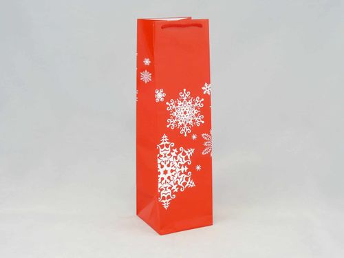 Torba świąteczna na butelkę 11,5 x 11,5 x 40 cm na Arena.pl