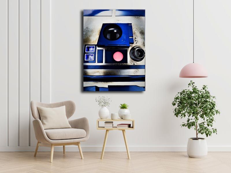Face It! Star Wars Gwiezdne Wojny - R2-D2 - obraz na płótnie 61x91,5 cm zdjęcie 2