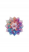 Puzzle 2D, Mystic Mandala Flower, Rowood, 200 elementów