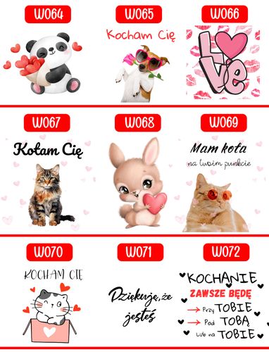 KUBEK MAGICZNY PREZENT DLA DZIEWCZYNY ŻONY MĘŻA CHŁOPAKA WALENTYNKI WZORY na Arena.pl