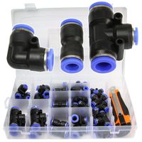 ZESTAW SZYBKOZŁĄCZEK PNEUMATYCZNYCH 4-12mm 52SZ.