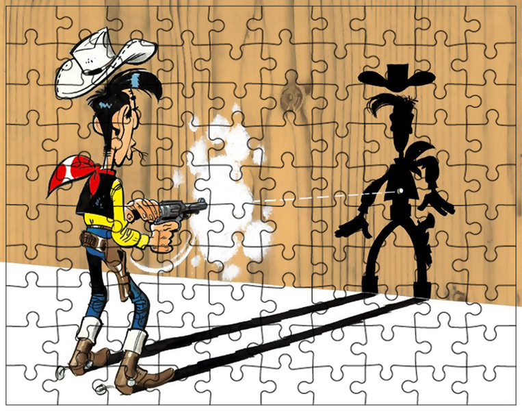 Puzzle Lucky Luke zdjęcie 1