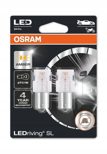 Osram Żarówka Ledowa Led Premium New P21W Amber Kierunkowskazy na Arena.pl