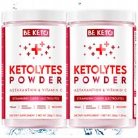 Elektrolity W Proszku Beketo Astaksantyna Witamina C Truskawka Wiśnia 2x200
