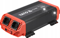 YATO PRZETWORNICA NAPIĘCIA PRĄDU STAŁEGO 12/230V 1000W USB-C CZYSTY SINUS