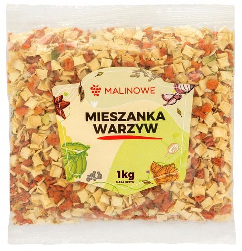MIESZANKA WARZYW SUSZONYCH IDEALNA DO ROSOŁU 1kg na Arena.pl