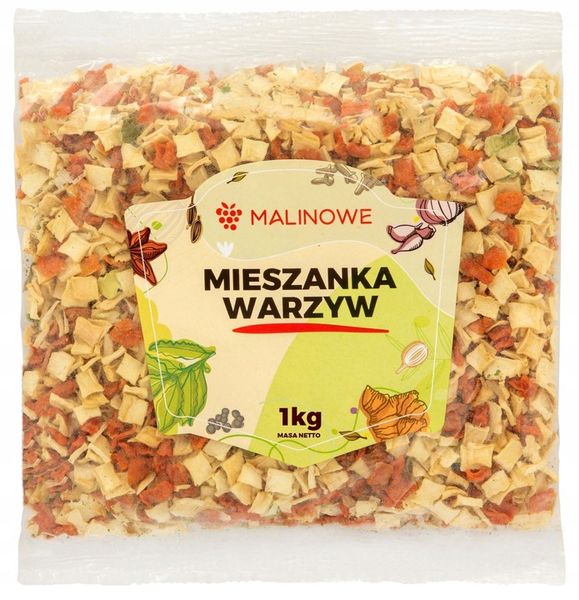 MIESZANKA WARZYW SUSZONYCH IDEALNA DO ROSOŁU 1kg zdjęcie 1