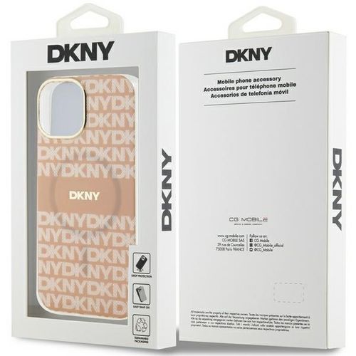 Etui DKNY do iPhone 15 Plus, iPhone 14 Plus, Różowy, MagSafe na Arena.pl