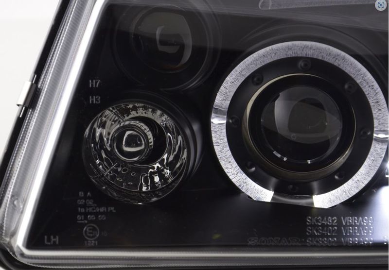 Lampy Reflektory Do VW BORA OD 1998 DO 2005 ROKU Soczewki LED H1 GRATIS zdjęcie 5