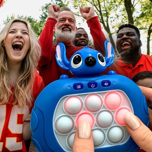 GRA POP IT POPIT STICH GAME ELEKTRYCZNA ZRĘCZNOŚCIOWA + 3 BATERIE GRATIS na Arena.pl