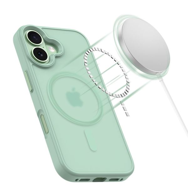 tech-protect magmat magsafe iphone 17 matte sage zdjęcie 4